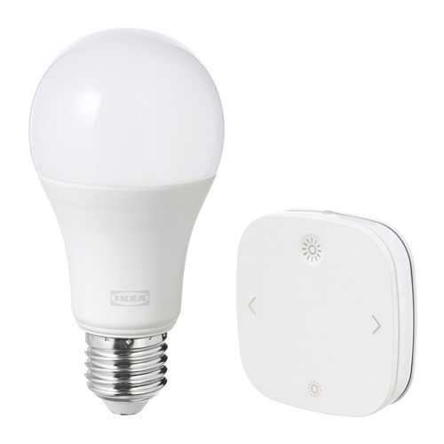 TRÅDFRI - 智慧燈泡附遙控器, 智慧 無線調光/白光光譜, E27 | IKEA 線上購物 - PE827336_S4