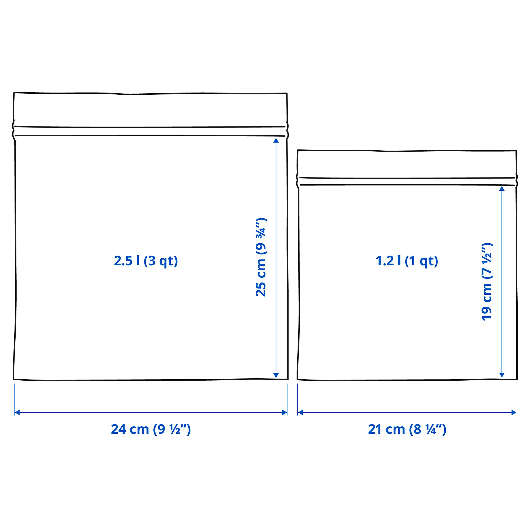 ISTAD resealable bag