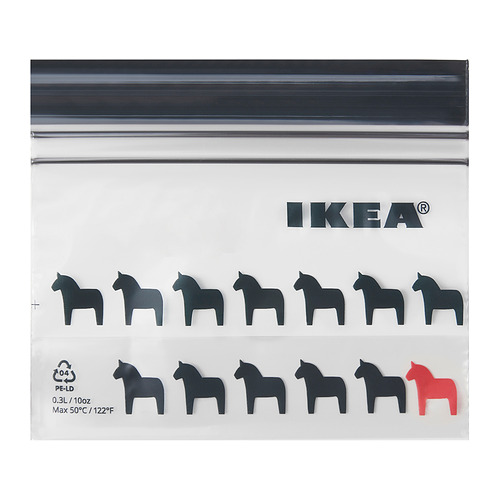 ISTAD - Resealable bag, 0.3 L, 25 pieces | IKEA Taiwan Online - PE836247_S4