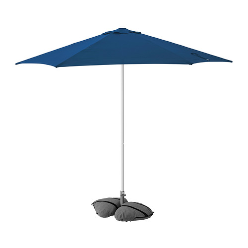 HÖGÖN/IGGÖN - parasol with base, dark blue/dark grey, 270 cm | IKEA Taiwan Online - PE961522_S4